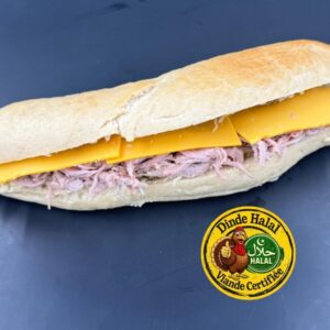 PANINI DINDE EFFILOCHE & CHEDDAR