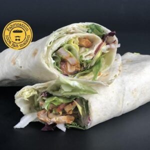 WRAPS guacamole, salade, tomate, Poulet Mexicain